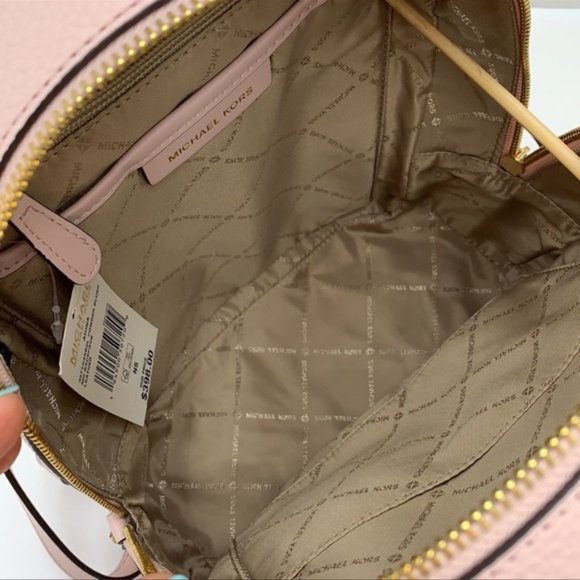 Michael Kors Adina Medium Backpack Leather Powder Blush - Picture 13 of 16